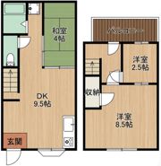 豊中市服部南町戸建ての間取り画像