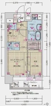 プレサンス庄内ブレイシスの間取り画像