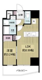 ArtizA西長堀の間取り画像