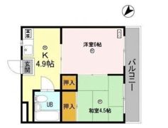コーポフジの間取り画像