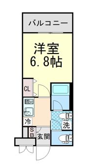 ウェルスクエア石橋阪大前の間取り画像