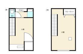 高柳文化 右1の間取り画像