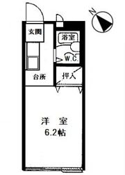 コーポガーデニアの間取り画像