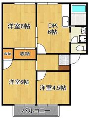 グリーンヒルMME A棟の間取り画像