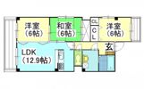 グリーンコート福田の間取り画像
