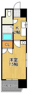 ニューサンリバー7番館の間取り画像