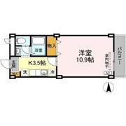 リビングアレイKの間取り画像