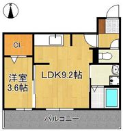 D-room陣原IIの間取り画像