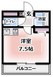 ポポハイツの間取り画像