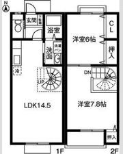 Breeze YAMADAの間取り画像