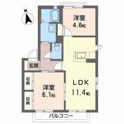 YMハイツ C棟の間取り画像
