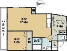 マンション吹上の間取り画像