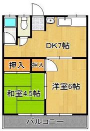 春日ハイツの間取り画像