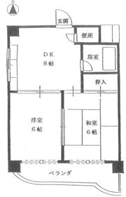 グリーンコーポ大石の間取り画像