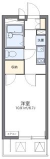 レオパレストウメイの間取り画像