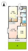 コンフィデンスⅡの間取り画像