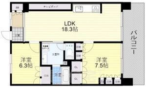 アーバンビュー宇品フェアパークB棟の間取り画像