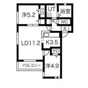 メゾンマグノリアIIの間取り画像