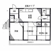 駒千代ハイツの間取り画像