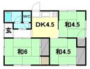 洲之内 博子 借家の間取り画像
