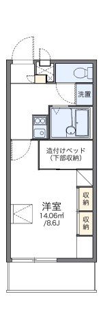レオパレスCartier勅使Kの間取り画像