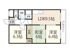 第3大上ビルの間取り画像
