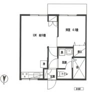 グランドール馬場B棟の間取り画像