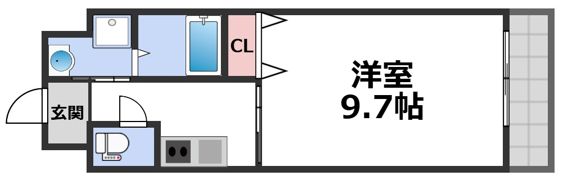 グローパレス小路パートⅢの間取り画像