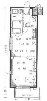 ラ・クエスタ岡本の間取り画像