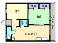 波多野マンションの間取り画像