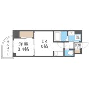 セレニテ谷町四丁目アリエの間取り画像