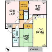 コンフォート春日の間取り画像