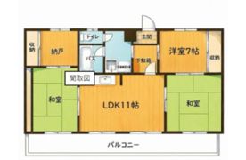 池尻ハイム舟入の間取り画像