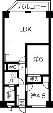 エクセル鶴舞の間取り画像