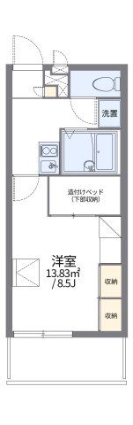 レオパレスOROKUⅡの間取り画像