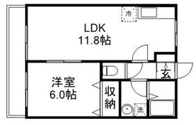 メゾンときわの間取り画像