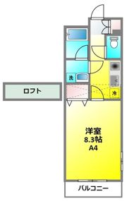 ハイツけやき七番館の間取り画像