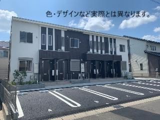 坂戸市大字石井 アパートIII期新築工事の外観画像