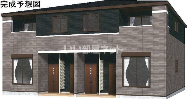 笠間市旭町新築アパート Aの外観画像