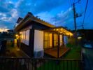 田園風景が一望できるお洒落な平屋の外観画像