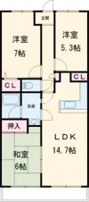 セザール加古川 B棟 311号の外観画像