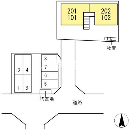 吉ノ前ハイツⅡの外観画像