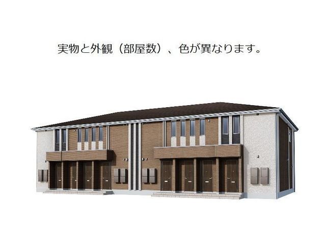 仮)阿見町中央新築アパートの外観画像