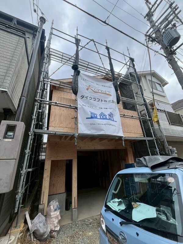 豊中市宮山町ガレージハウスの外観画像
