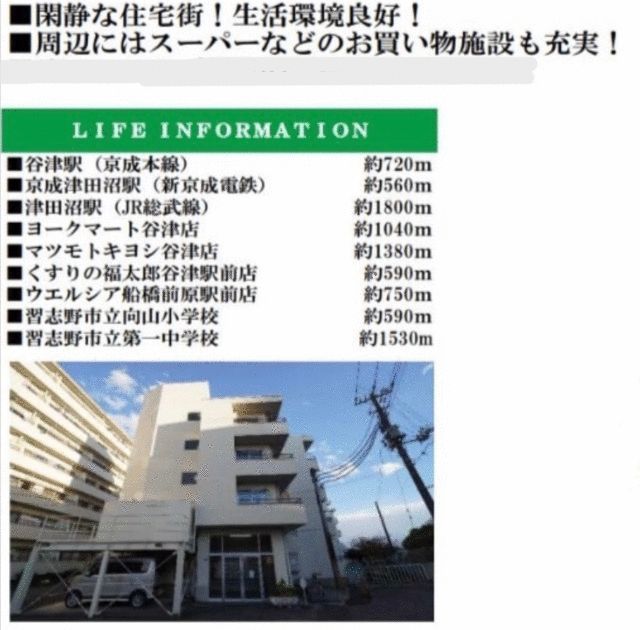 昭和コーポ谷津C棟の外観画像