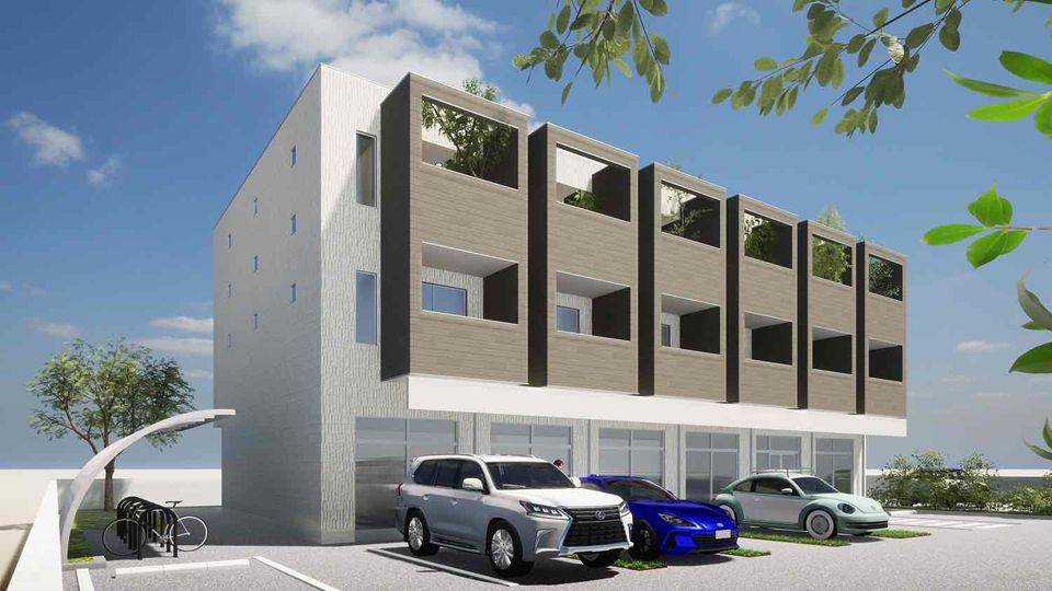 (仮称)三橋4丁目併用住宅の外観画像