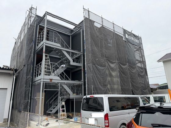 仮)箕島新築アパートの外観画像