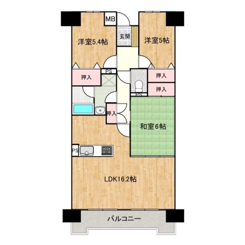 エンゼルハイム東福山壱番館の外観画像