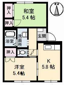 フレグランスA・S A棟の外観画像